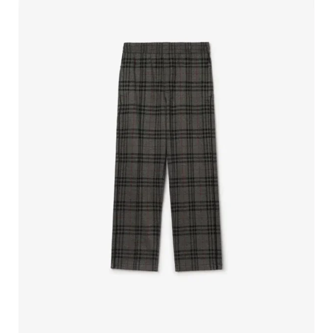 Check Track Pants