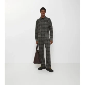 Check Track Pants