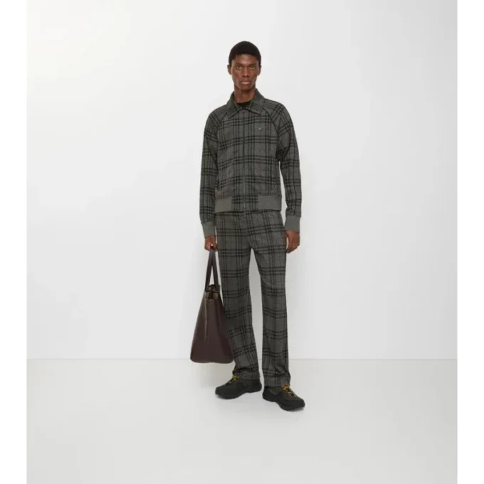 Check Track Pants