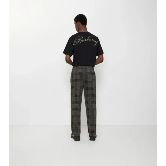 Check Track Pants