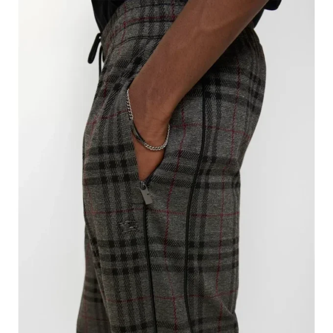 Check Track Pants