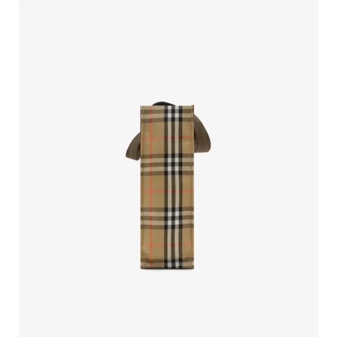 Check Trench Tote 