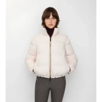 Check Trim Ambleside Puffer Jacket
