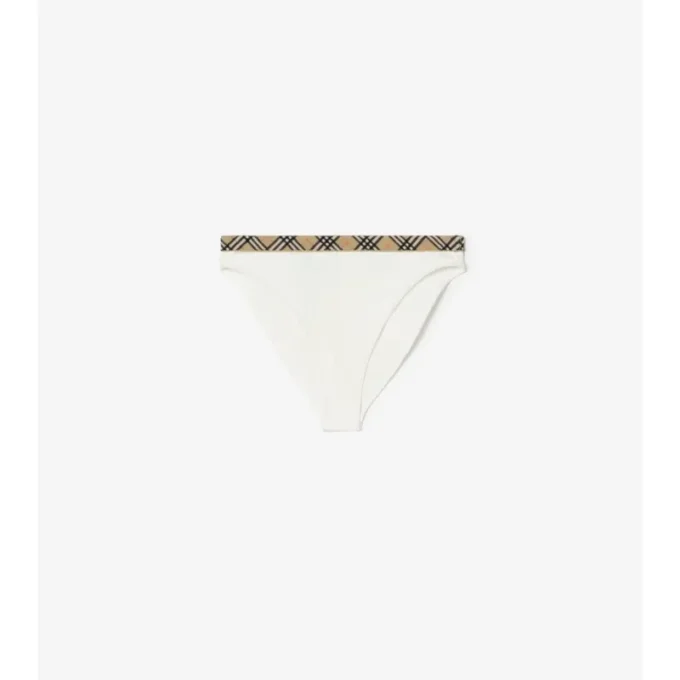 Check Trim Bikini Briefs