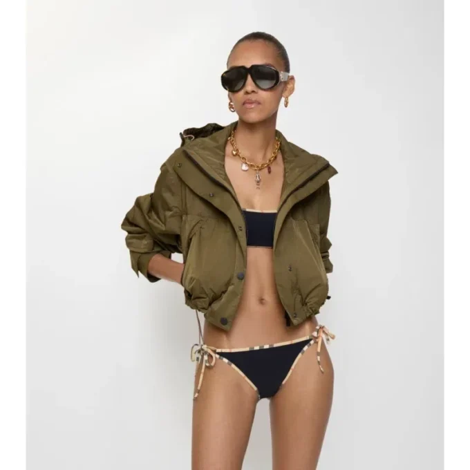 Check Trim Bikini Briefs