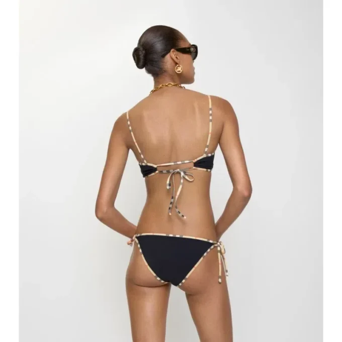 Check Trim Bikini Briefs