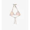 Check Trim Bikini Top