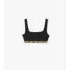 Check Trim Bikini Top