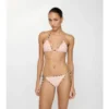Check Trim Bikini Top