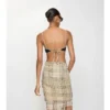 Check Trim Bikini Top