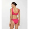 Check Trim Bikini Top