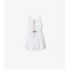 Check Trim Cotton Dress