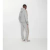 Check Trim Cotton Jogging Pants