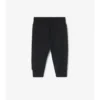 Check Trim Cotton Jogging Pants