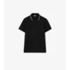 Check Trim Cotton Polo Shirt