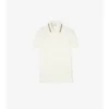 Check Trim Cotton Polo Shirt