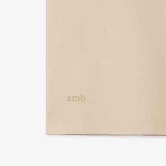 Check Trim Cotton Polo Shirt