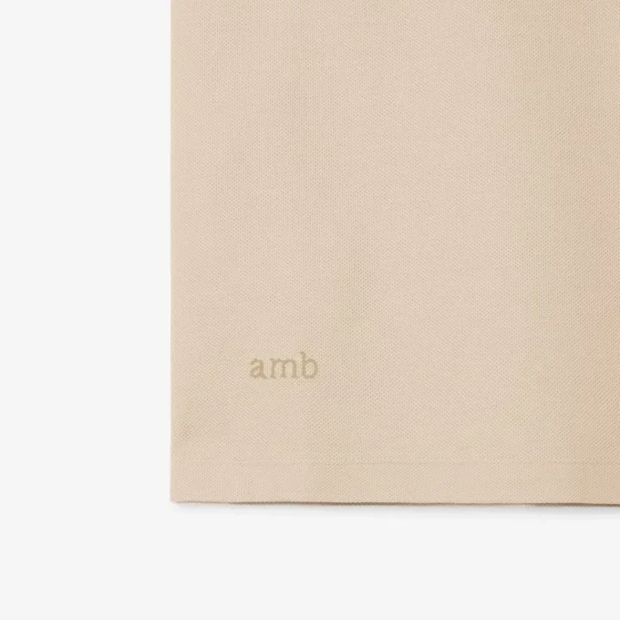 Check Trim Cotton Polo Shirt