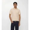 Check Trim Cotton Polo Shirt