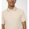 Check Trim Cotton Polo Shirt