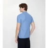 Check Trim Cotton Polo Shirt