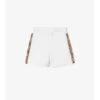 Check Trim Cotton Shorts