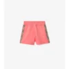 Check Trim Cotton Shorts