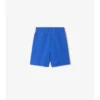 Check Trim Cotton Shorts