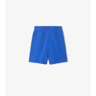 Check Trim Cotton Shorts
