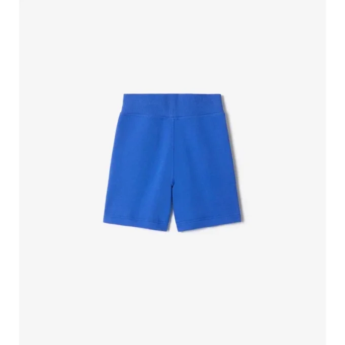 Check Trim Cotton Shorts