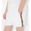 Check Trim Cotton Shorts