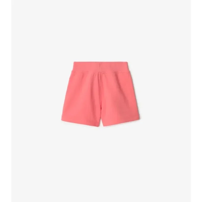 Check Trim Cotton Shorts