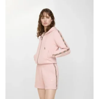 Check Trim Cotton Shorts