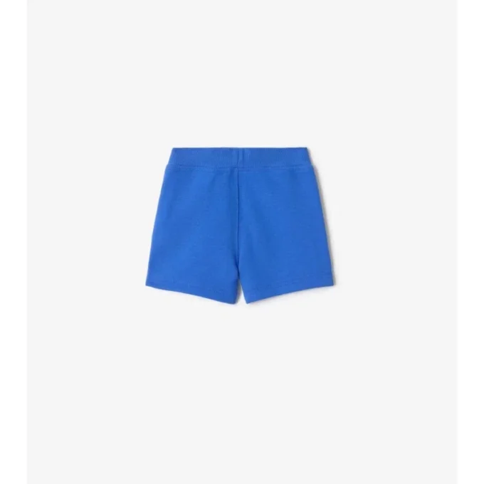 Check Trim Cotton Shorts