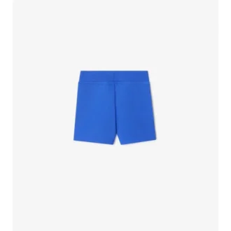 Check Trim Cotton Shorts
