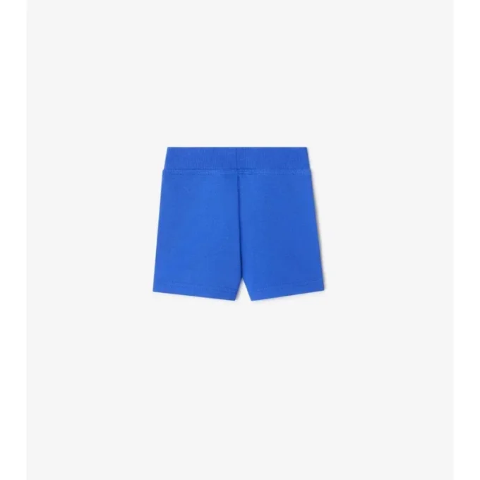 Check Trim Cotton Shorts