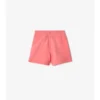 Check Trim Cotton Shorts