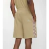 Check Trim Cotton Shorts