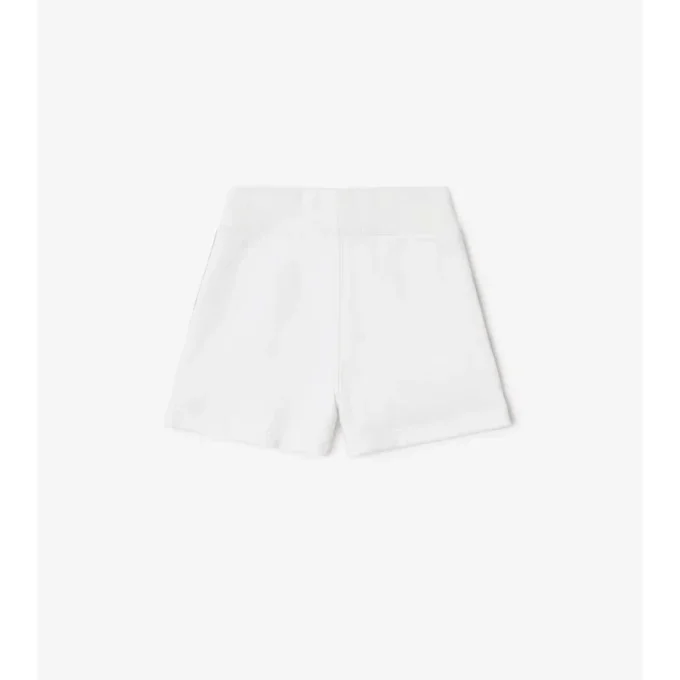 Check Trim Cotton Shorts