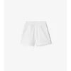 Check Trim Cotton Shorts
