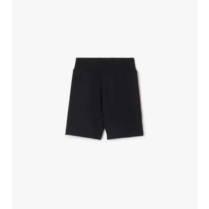 Check Trim Cotton Shorts