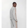 Check Trim Cotton Sweatshirt