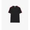 Check Trim Cotton T-Shirt