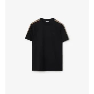 check trim cotton t shirt 1 28 330x330 - Check Trim Cotton T-Shirt
