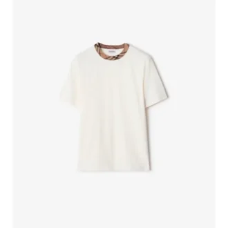 check trim cotton t shirt 1 29 330x330 - Check Trim Cotton T-Shirt