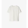 Check Trim Cotton T-Shirt