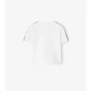 Check Trim Cotton T-Shirt