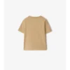 Check Trim Cotton T-Shirt