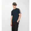 Check Trim Cotton T-Shirt