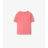 Check Trim Cotton T-Shirt